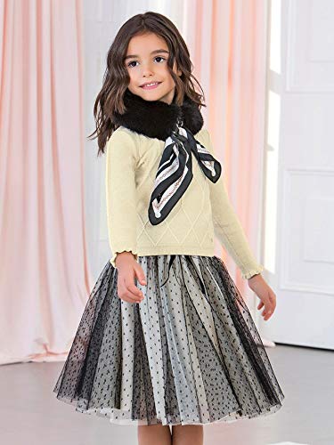 Abel & Lula Knit Sweater for Girls Golden2