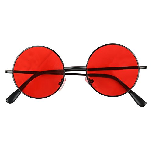 ShadyVEU Retro Round Style 70s Sunglasses Colorful Tint Groovy Hippie Mens Womens Shades3