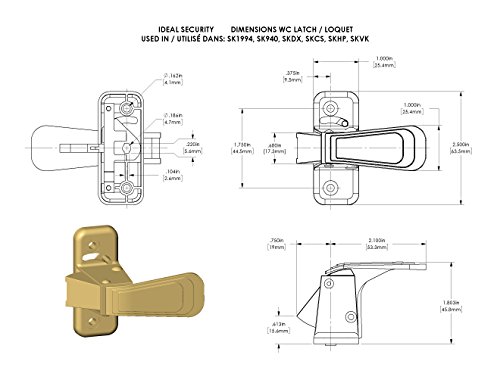 Ideal Security Sk1994W Vp Pull Handle Set For Storm And Screen Doors White #TOP6