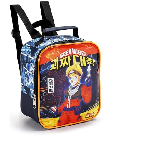 Kit Escolar Infantil Mochila Com Lancheira Térmica e Estojo Ninja Para Meninos