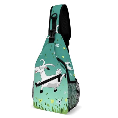 Mochila bandolera casual para senderismo y día unisex