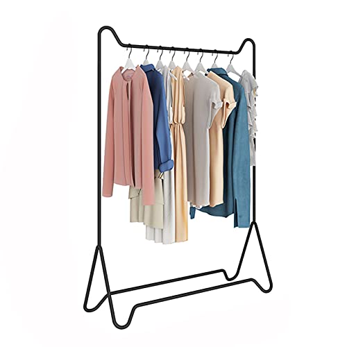 BXSUKEYOU Perchero de pie perchero para ropa soporte de exhibición de ropa riel para ropa tendedero colgante para el hogar/al por menor/negro/120x40x150cm