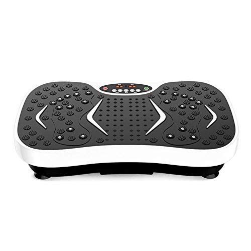 振動エクササイズマシン 振動プレート スマートフィットネストレーニング用パワーカード 大型ノンスリップLCDスクリーンとリモートコントロール 自宅での効果的なトレーニング付き