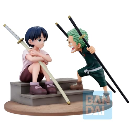Ichibansho Figure - One Piece - Roronoa Zoro & Kuina (Road to Dawn) Revible Moment Collectible Statue by Ichibansho Figure - Used condition - Image 2