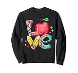 Teaching Love Teacher Apple Pencil Cute Colorful