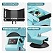 Hat Press Heat Machine for Caps with Presice Temp&Timer Control, Timer Auto Starter, Hat Heat Press with 2 Platens for Trucker Hat & HTV Iron on Vinyl, Sublimation Hat Press, Heat Transfer (Blue)