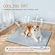 Snocyo Kühldecke für Hunde waschbar, Q-MAX>0.4, wasserdichte Hundedecke 150×127cm, doppelseitige Kühl- und Plüsch-Haustierdecke, kühlende Sofadecke Bettdecke für große Hunde
