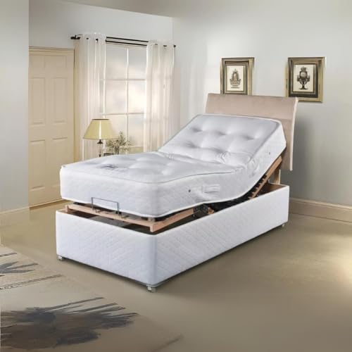 Rebound Sprung Adjustable Bed with Orthopaedic Mattress