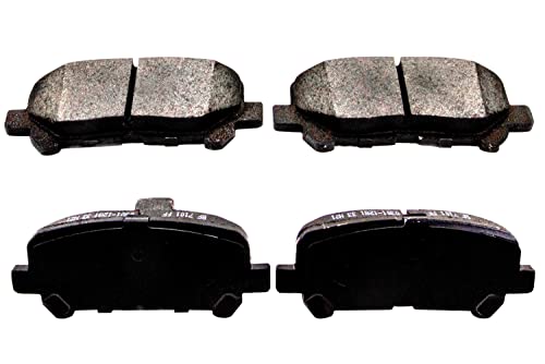 Image of Rear Ceramic Brake Pad Kit Replacement For Select Acura MDX ZDX Honda 2009-11 Pilot 2011-2017 Odyssey 3.5L