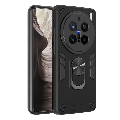 Image of NDCOM for Vivo X200 Pro Back Cover | Premium Protection for Vivo X 200 Pro Back Cover | Shockproof Ring Holder Case