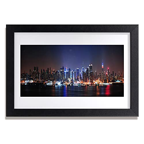 Affiche avec cadre salon et chambre Tulup Maisons de ville d'eau 30x20 cm pour mur coloré