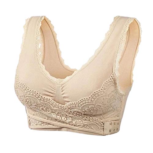 Easy Comfort Bra Lace Bra with Front Cross Buckle