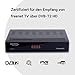 XORO DVB-C/T2 Combo Receiver HRT 8730 Hybrid mit USB Mediaplayer, PVR Ready, Timeshift, integriertes Irdeto-Zugangssystem für Freenet TV und 6 Monate Guthaben