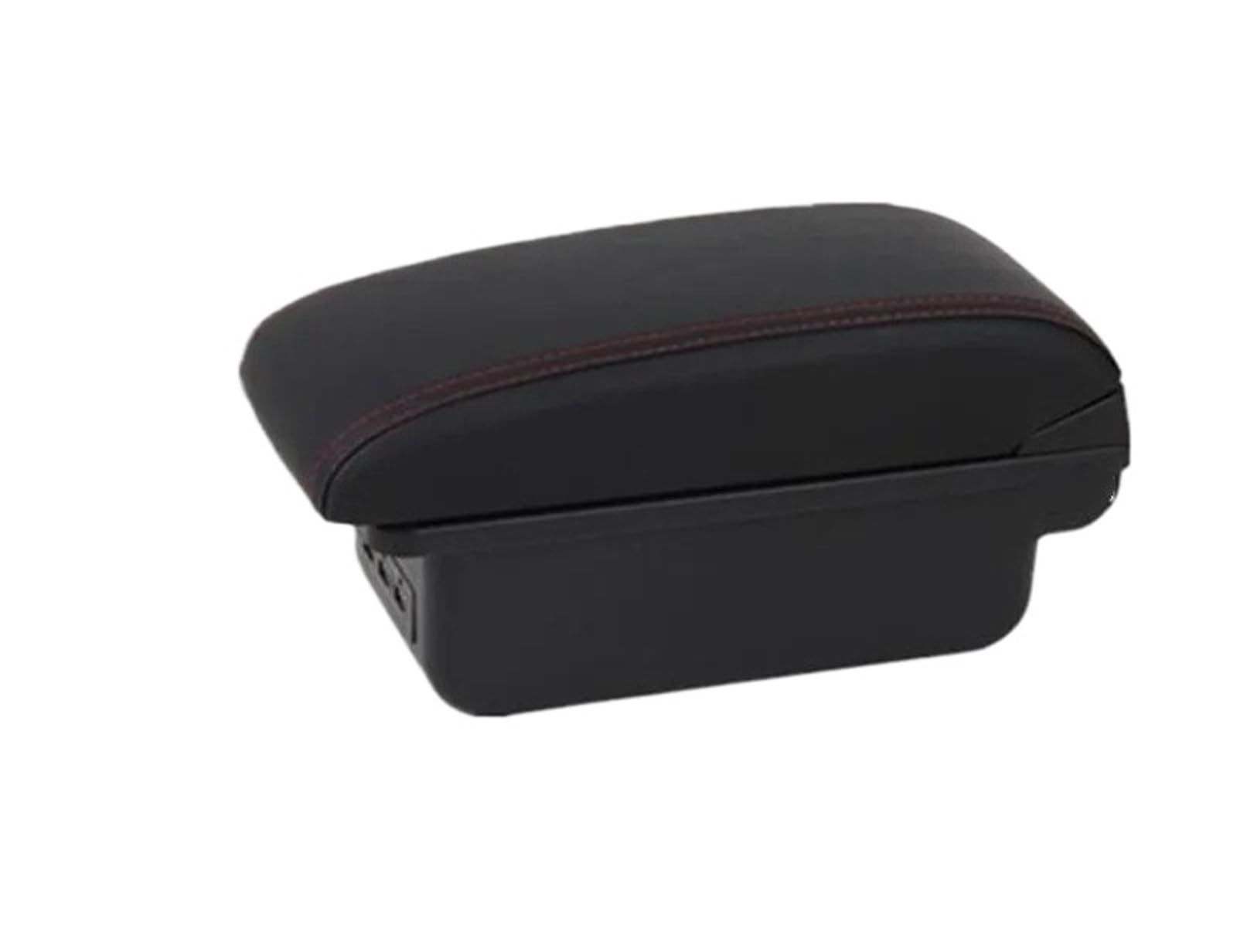 NOKRGQW Car Armrest Box For Acura RSX DC5 Car Armrest Box Central Storage Retrofit Interior Accessories Dedicated(B red line 3USB)