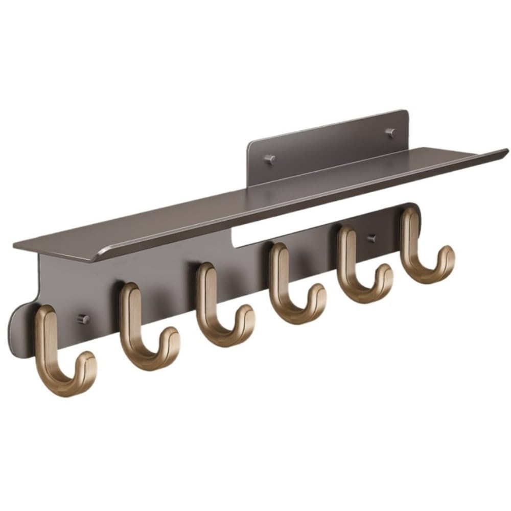 Perchero de pared adhesivo para organizar tu entrada y ahorrar espacio