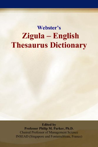 Webster’s Zigula - English Thesaurus Dictionary