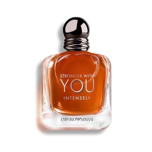 Armani Beauty - Stronger With You Intensely – Cologne for Men – Fougère Ambery Woody – Aroma para hombre – Rosa Pepper, Lavanda, Vainilla Notas – 100 ml