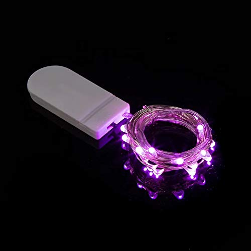 sijihua Fles Lichtsnoer Koper-draad Lamp Kamer Decoratieve Lamp 1m10 Licht Paars