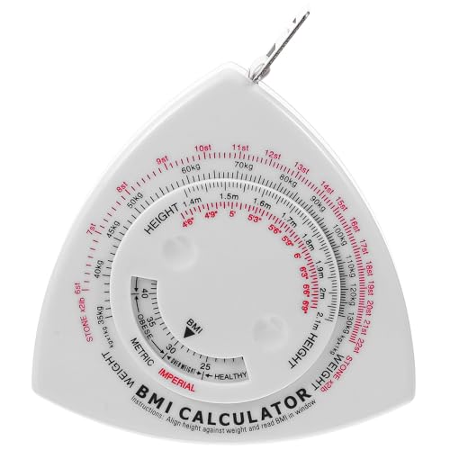 Cinta métrica para medición corporal y BMI 8.5x8.5x2 cm miniatura 1