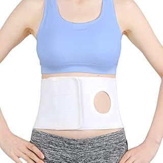 Medical Ostomy Belt Ostomy Hernia Support Belt Abdominal Binder Brace Abdomen Band Stoma Support For Colostomy Patients to Prevent Parastomal Hernia Stoma Opening- Men Or Women- Size L