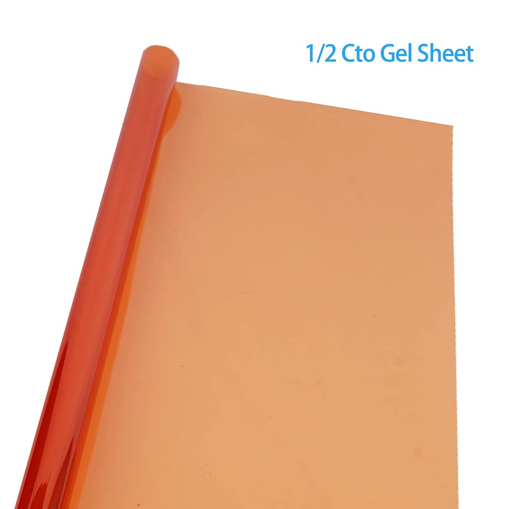 Fogli Gel Arancione CTO Per Illuminazione - 6 Pezzi 40x50cm Per Fotorafia, Teatro E Video - Foto 2