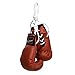 Pro Impact Mini Boxing Gloves - Miniature Punching Gloves - Hanging Decoration or Souvenir Display - for Home & Car Use - 1 Pair (Red)