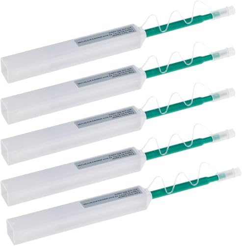 TECHTEST Fiber Optic Connector Cleaning Pen 5pcs Fiber Optic Cleaner Pen for 2.5mm Sc,fc,st,sc/apc and Fc/apc800 + Clean Times Fiber Endface Cleans... - Image 2