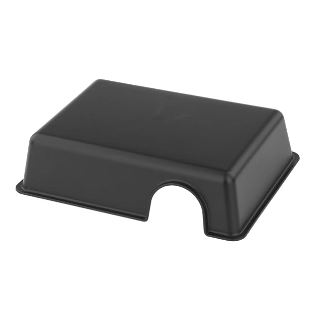 Foto 3 de 8 de Caja escondite para reptiles, escondite de animales pequeños para arañas, roedores, lagartos, L, negro, L