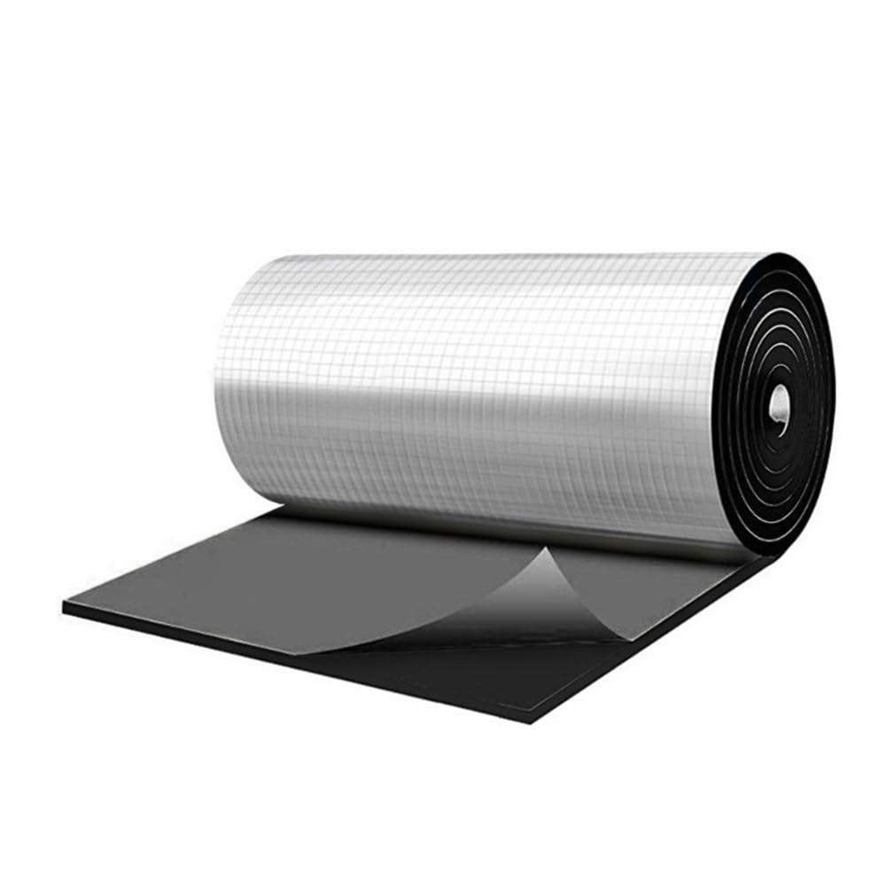 Heshuyan 10Mm Automobile Insulation 50X200cm 5/10/15Mm For Car Acoustic Thermal Sound Deadener Mat Noise Soundproofing Bonnet Insulation Deadening For Hood For Wall(10Mm)