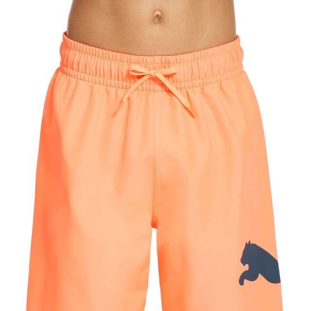Image of Puma Boys' Fashion Swim Trunks, Water Repellant, Elastic Waistband with Drawcord