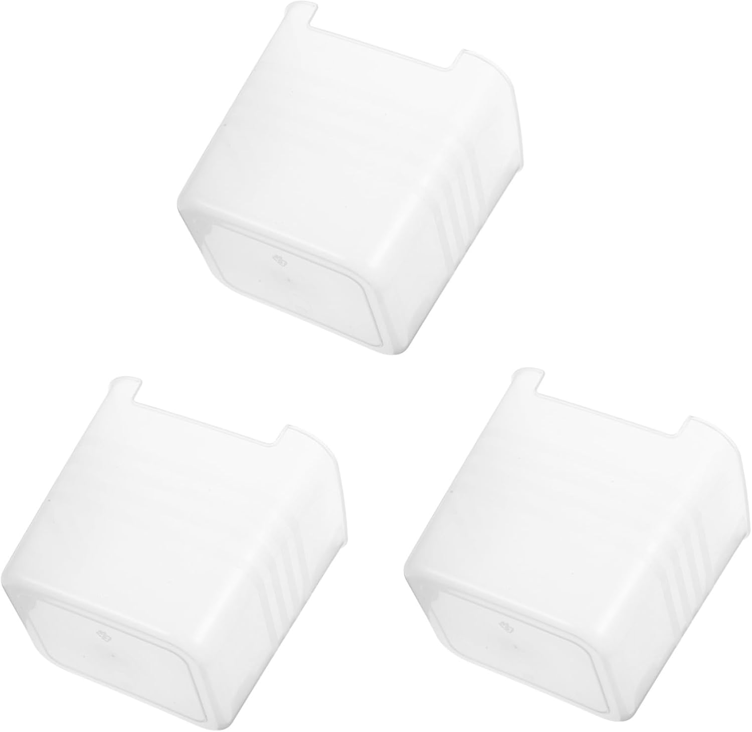 3 Piece Refrigerator Storage Bins, PP Organizing Box for Side Door