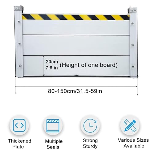 Barrera anti inundaciones para proteger el sótano y la puerta de entrada de lluvias 3