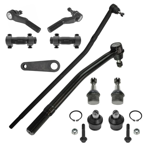 TRQ Front Ball Joints & Tie Rods Fits 08-14 Ford E-150 E-250 08-19 E-350