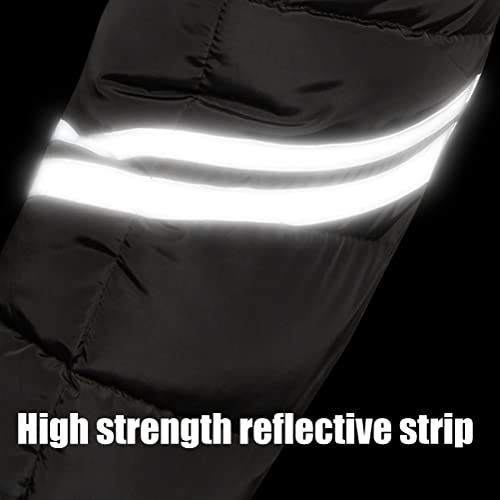 Wsrcxx 1 par de polainas à prova de vento de 70 cm, protetor de leggings espesso à prova d'água, le