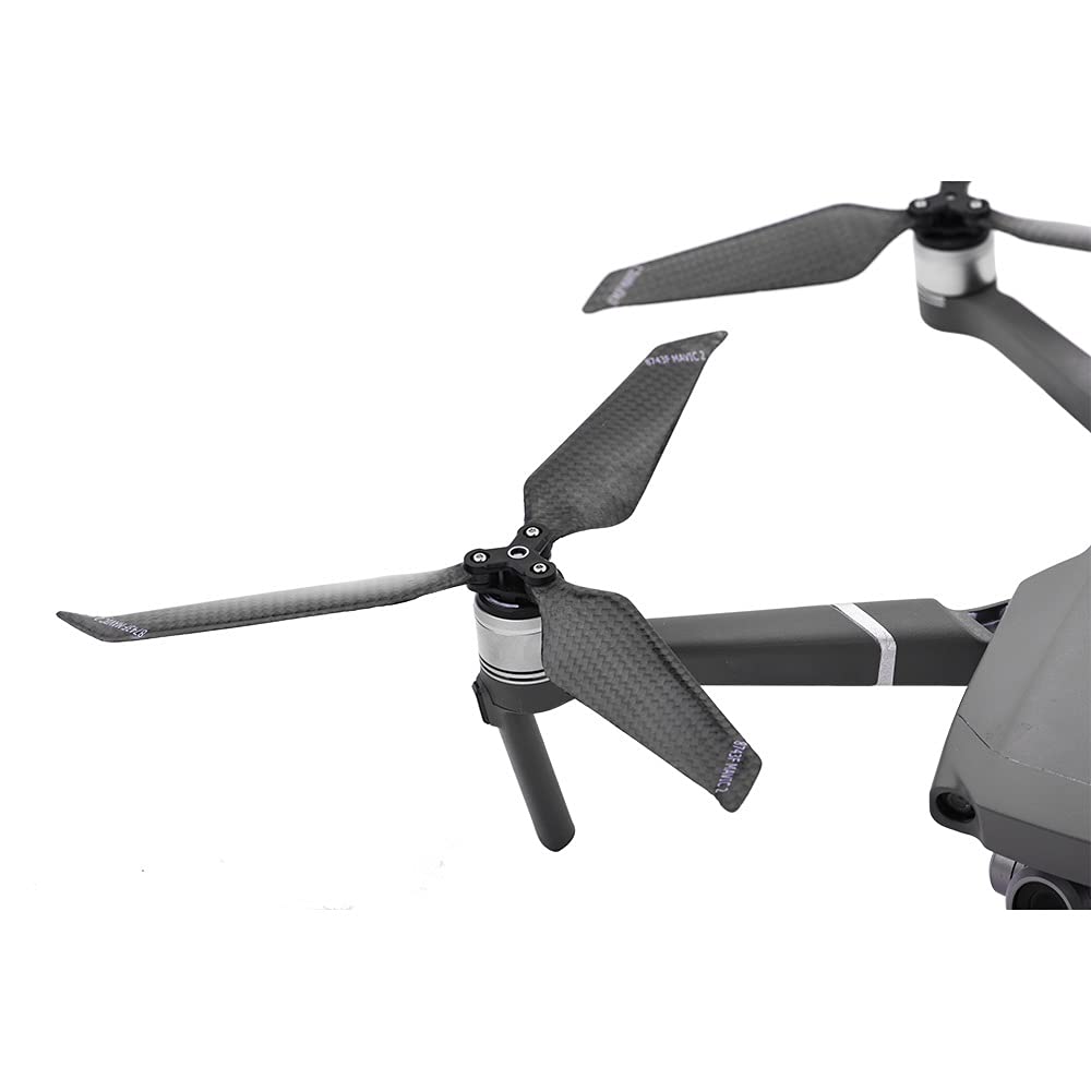 Eliche Drone DJI Mavic 2 Pro/Zoom – 4 Pezzi In Carbonio, Nere, Modello 8743F