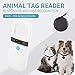 Chip Lesegerät, Hund Microchip Scanner Id Reader USB Wiederaufladbarer Chipleser Haustier Chiplesegerät Oled Anzeige 128 Stück Tag Informationsspeicher Portable Handheld Tier Für Katzen Tierverfolgung