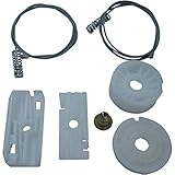 VIP KROM Window Regulator Repair Kit Compatible with Porsche Carrera 911 (996) Convertible Rear Quarter Left or Right 1998-2004 99662411103