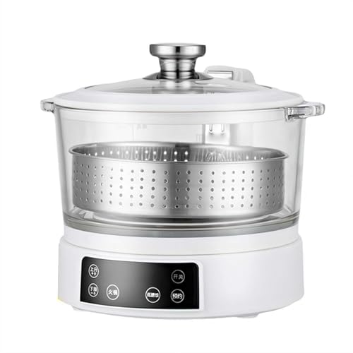 Smart Automatic Rice Cooker with Starch Separation Technology, White Brown Rice Steamer, One Touch Operation