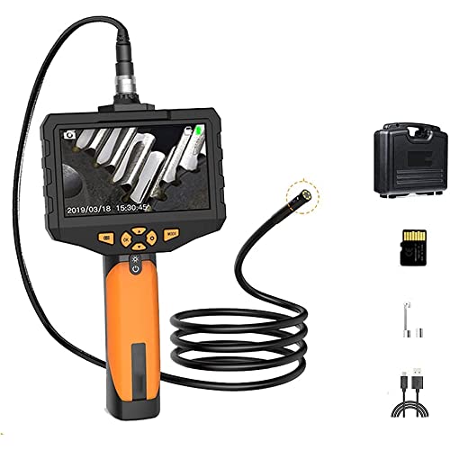 Borescope de conduit industriel CAJOLI avec écran IPS 5 pouces et double objectif pour inspection