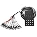 Seismic Audio SACB-12x4x50 12-Channel XLR Low Profile Circuit Board Snake Cable, 50-Feet