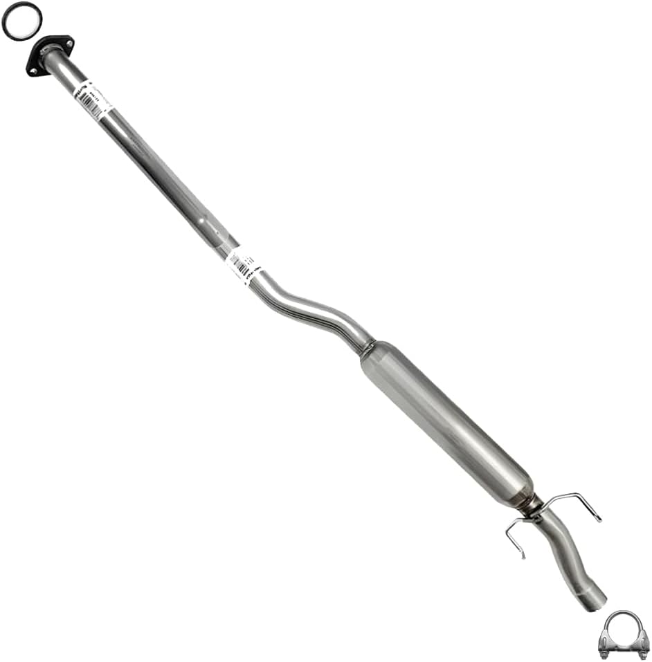 Exhaust Resonator Compatible for 2007-2010 Toyota Sienna 3.5L | Stainless Steel | Northeastern Exhaust | Free Gasket and Clamp Included | Direct-Fit Replacement