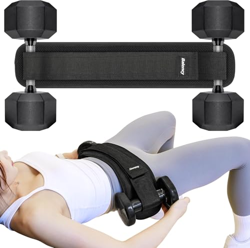 Ceinture de hanche équilibrée antidérapante pour haltères et fessiers à la maison