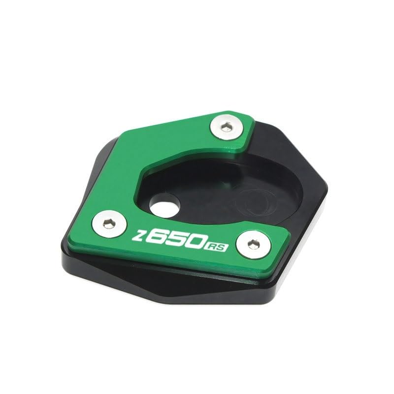 Plaque agrandir béquille Kawasaki Z650RS pour stationner sur herbe et gravier