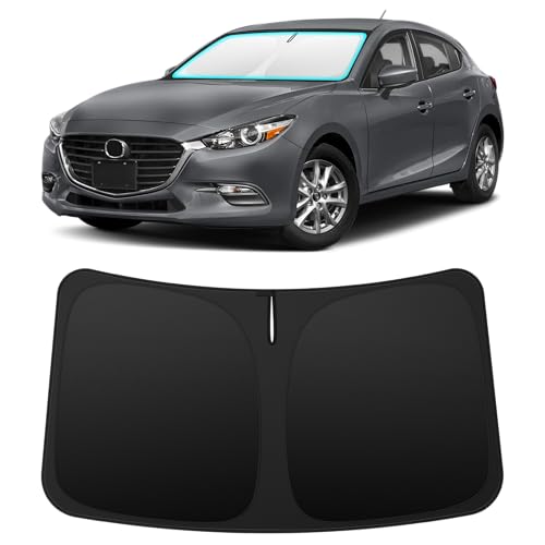 Image of INSAUTO Custom Fit Windshield Sun Shade for Mazda 3 2014-2018