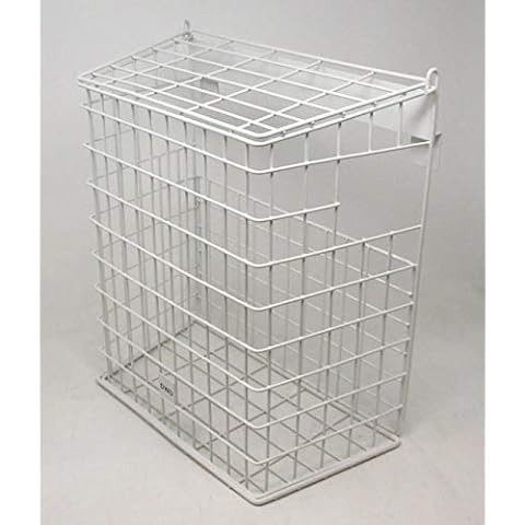 DWD White Letter Box Door Cage Guard for PVC and Composite Doors Cover