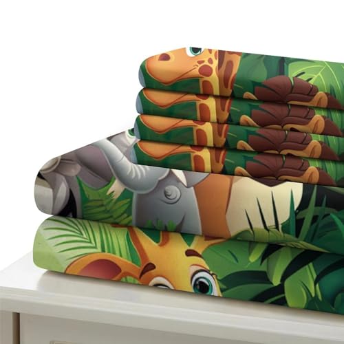 Parure de lit animaux de la jungle 3D pour transformer la chambre ado - 6