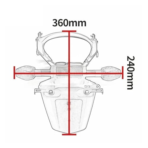 Support de plaque d'immatriculation Honda CBR600RR 2003 2004 2005 2006 - 4