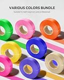SUNLU 4 KG PLA+2.0 Refill Filament Pakiet, bezszpulowy Wytrzymalszy PLA Plus Filament, 1 kg/rolka, 4 x Czarny​