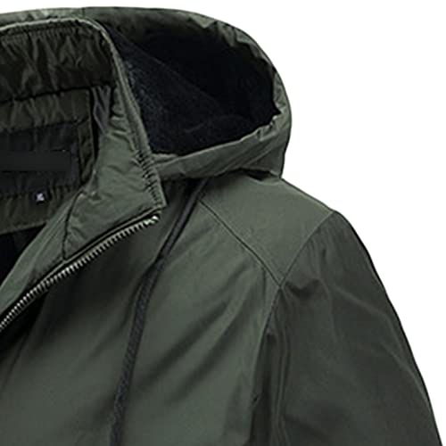 Men's Hooded Lightweight Jacket Hooded Spring Fall Long Sleeved Jacket Men Hiking Travel Outdoor Zippered Jacket3