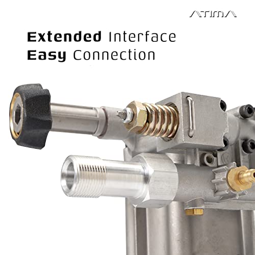 Atima Max 3200 Psi 7/8" Shaft Vertical Pressure Washer Pump,2900-3200 Psi,2.5 Gpm,Replacement Pump Power Washer- Oil Comes Sealed -Compatible With:308653052,308653006,308653078,308653045,308653093 #TOP2